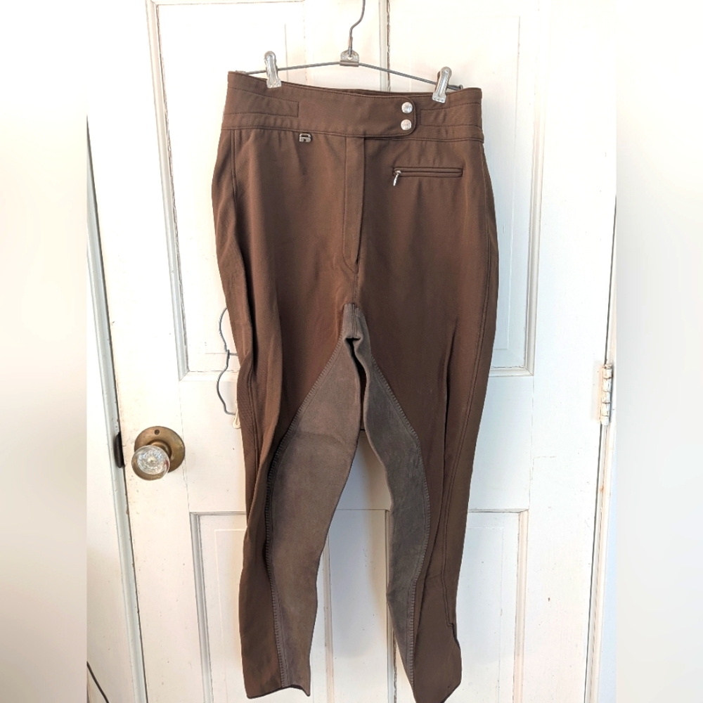 Brown Women's Equestrian Riding Breeches